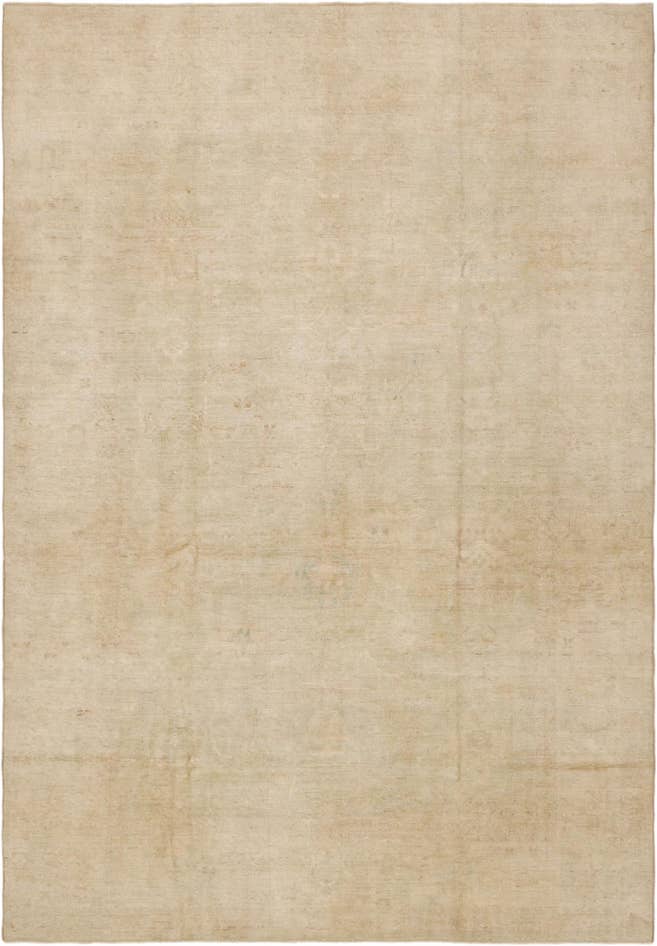 Detail image of 8' 11 x 13' 2 Hand Knotted Oushak Wool Rug