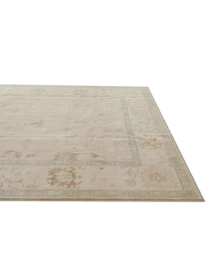 8' 3 x 9' 10 Hand Knotted Oushak Wool Rug