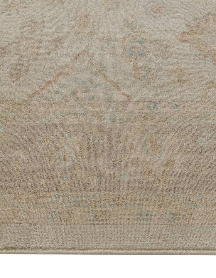 Detail image of 9' 2 x 11' 9  Hand Knotted Oushak Wool Rug