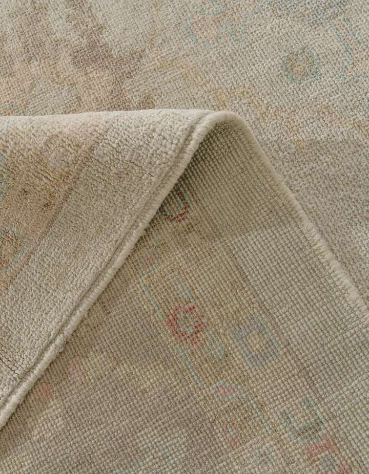 9' 2 x 11' 9 Hand Knotted Oushak Wool Rug