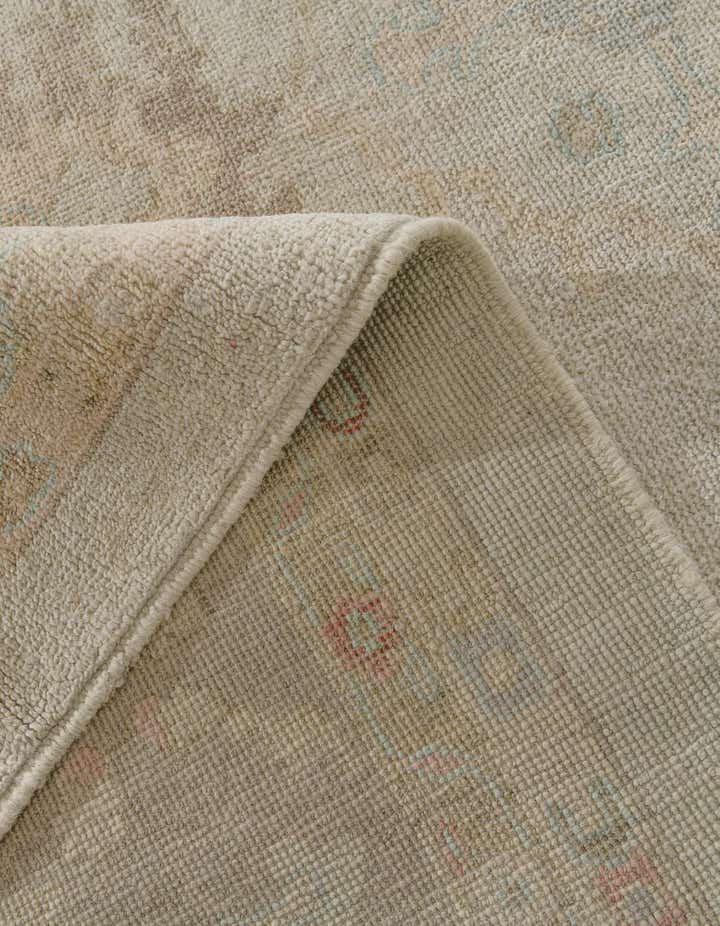 9' 2 x 11' 9 Hand Knotted Oushak Wool Rug