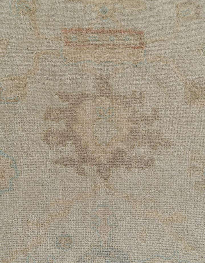 9' 2 x 11' 9 Hand Knotted Oushak Wool Rug