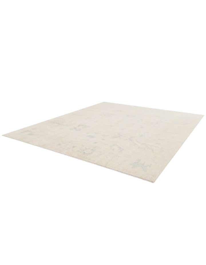 8' 5 x 9' 10 Hand Knotted Oushak Wool Rug