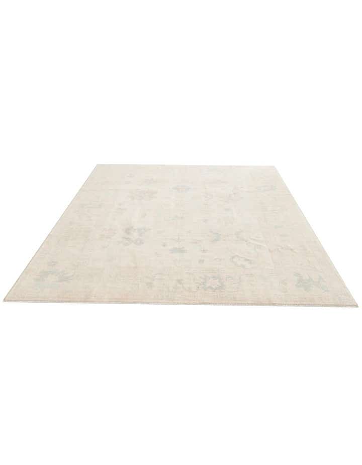 8' 5 x 9' 10 Hand Knotted Oushak Wool Rug