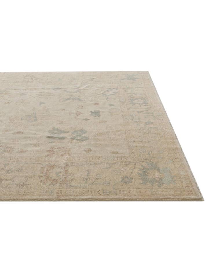 Detail image of 8' 5 x 9' 10 Hand Knotted Oushak Wool Rug