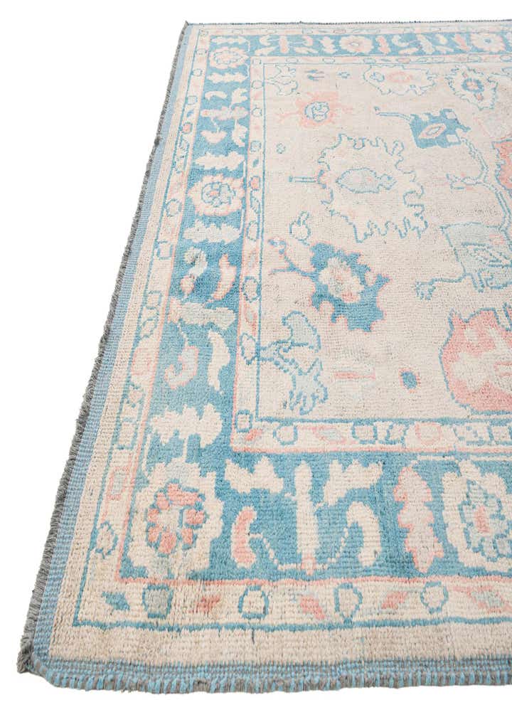8' 2 x 10' 6 Hand Knotted Oushak Wool Rug