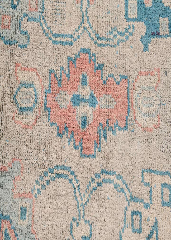 8' 2 x 10' 6 Hand Knotted Oushak Wool Rug