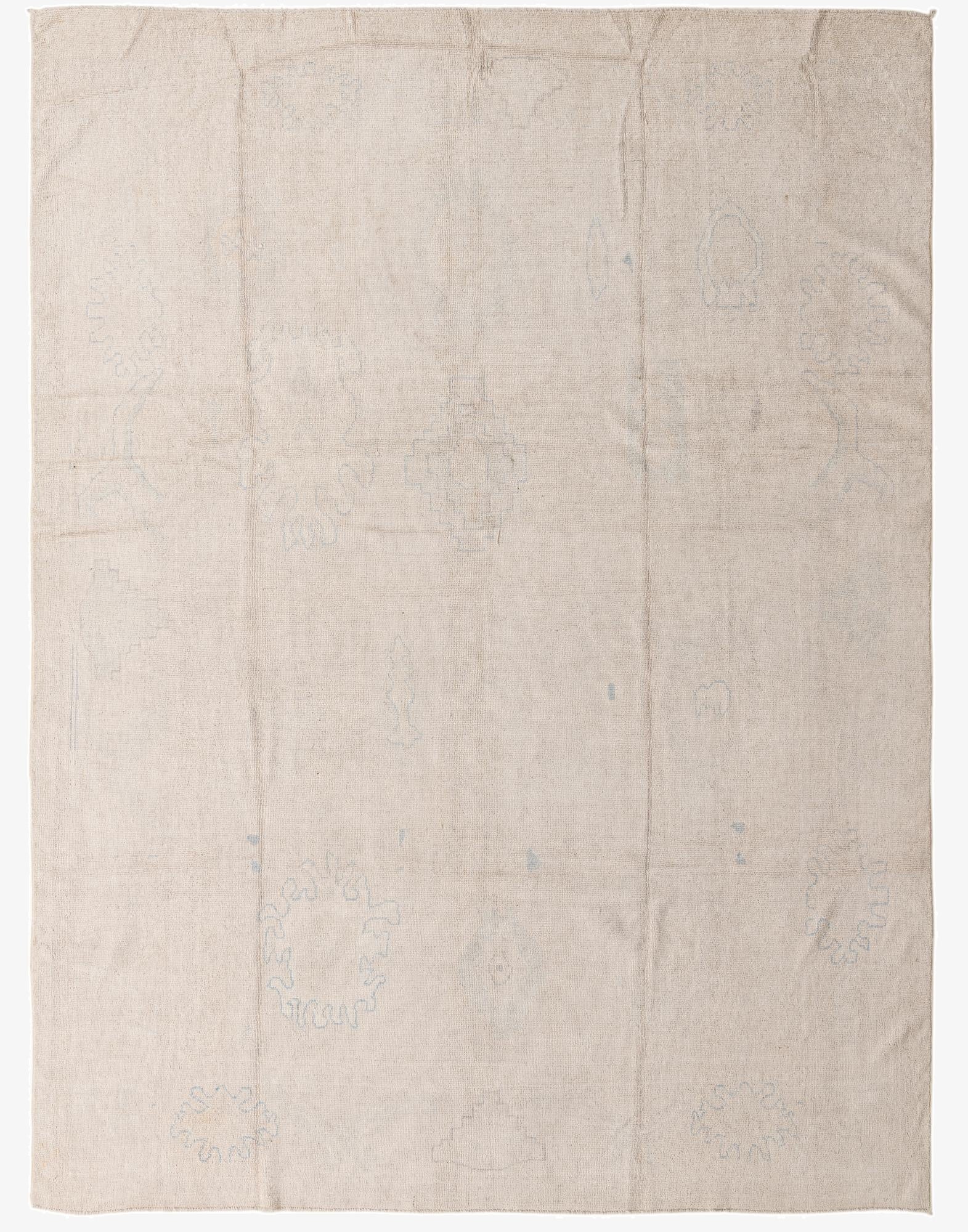 8' 6 x 11' 5  Hand Knotted Oushak Wool Rug