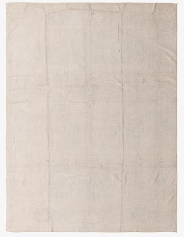 8' 6 x 11' 5 Hand Knotted Oushak Wool Rug