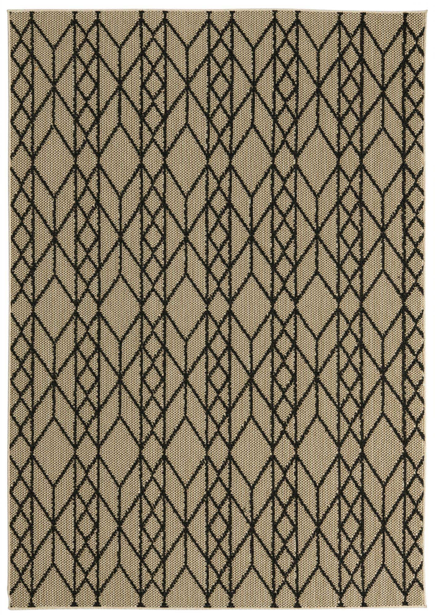 5' 3 x 7' 5 Easy-Clean Modern Indoor / Outdoor Rug