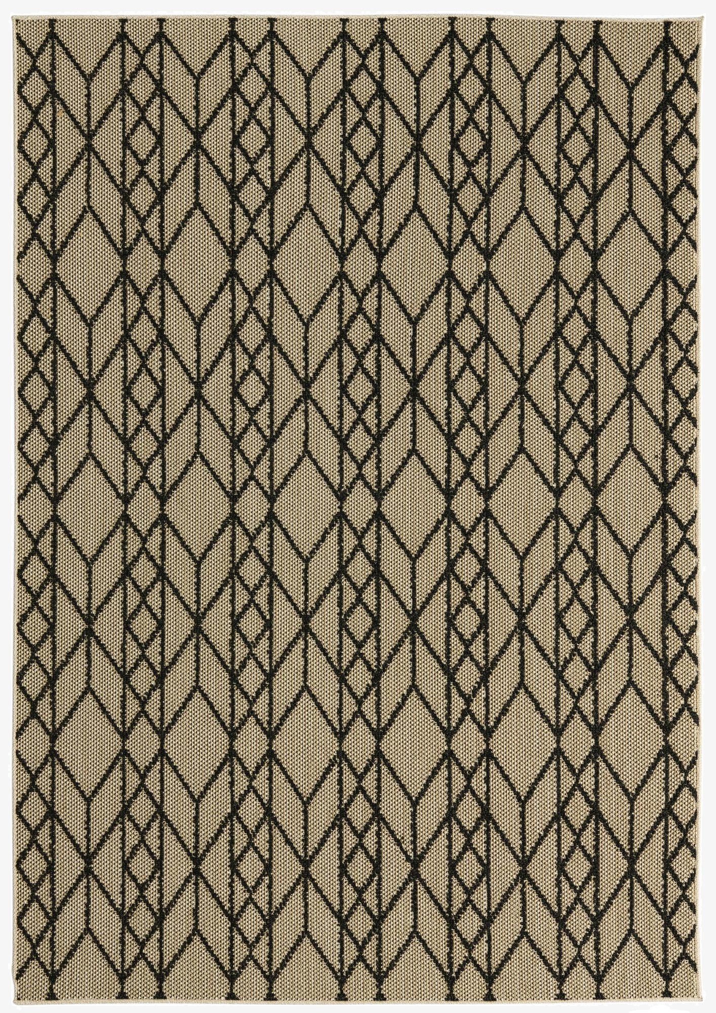 5' 3 x 7' 5 Easy-Clean Modern Indoor / Outdoor Rug