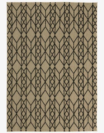 5' 3 x 7' 5 Easy-Clean Modern Indoor / Outdoor Rug