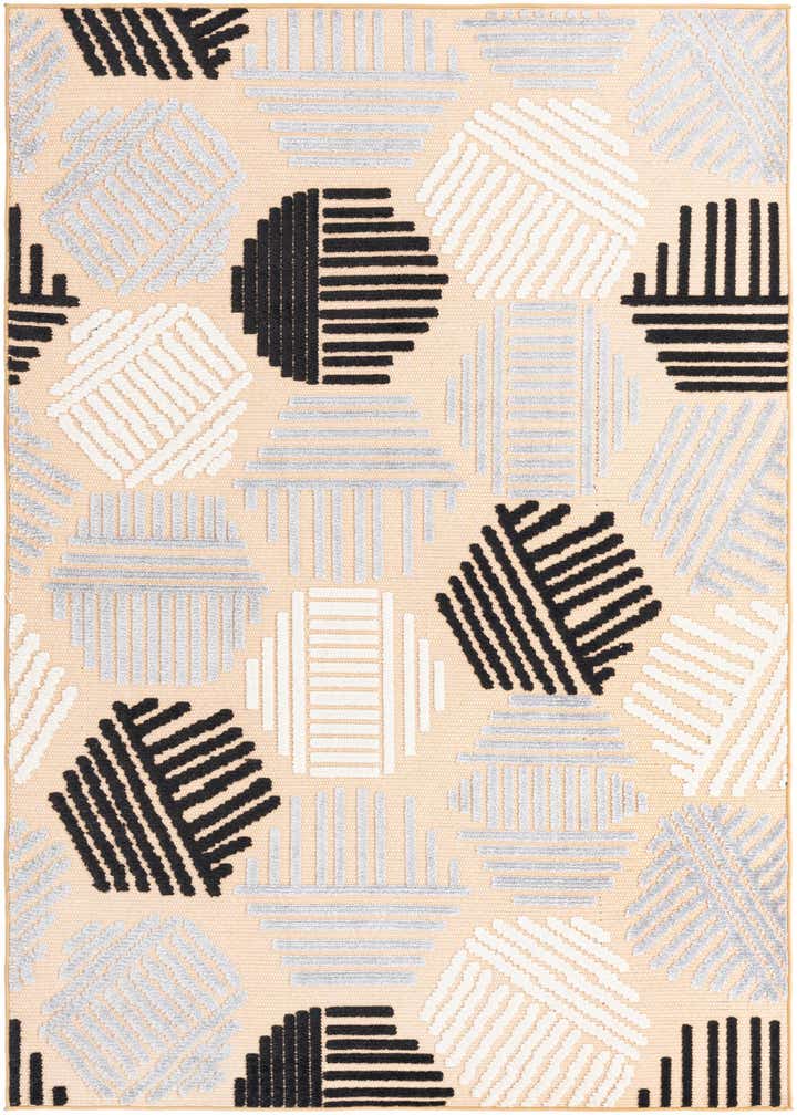 5' 3 x 7' 7 Easy-Clean Indoor / Outdoor Rug