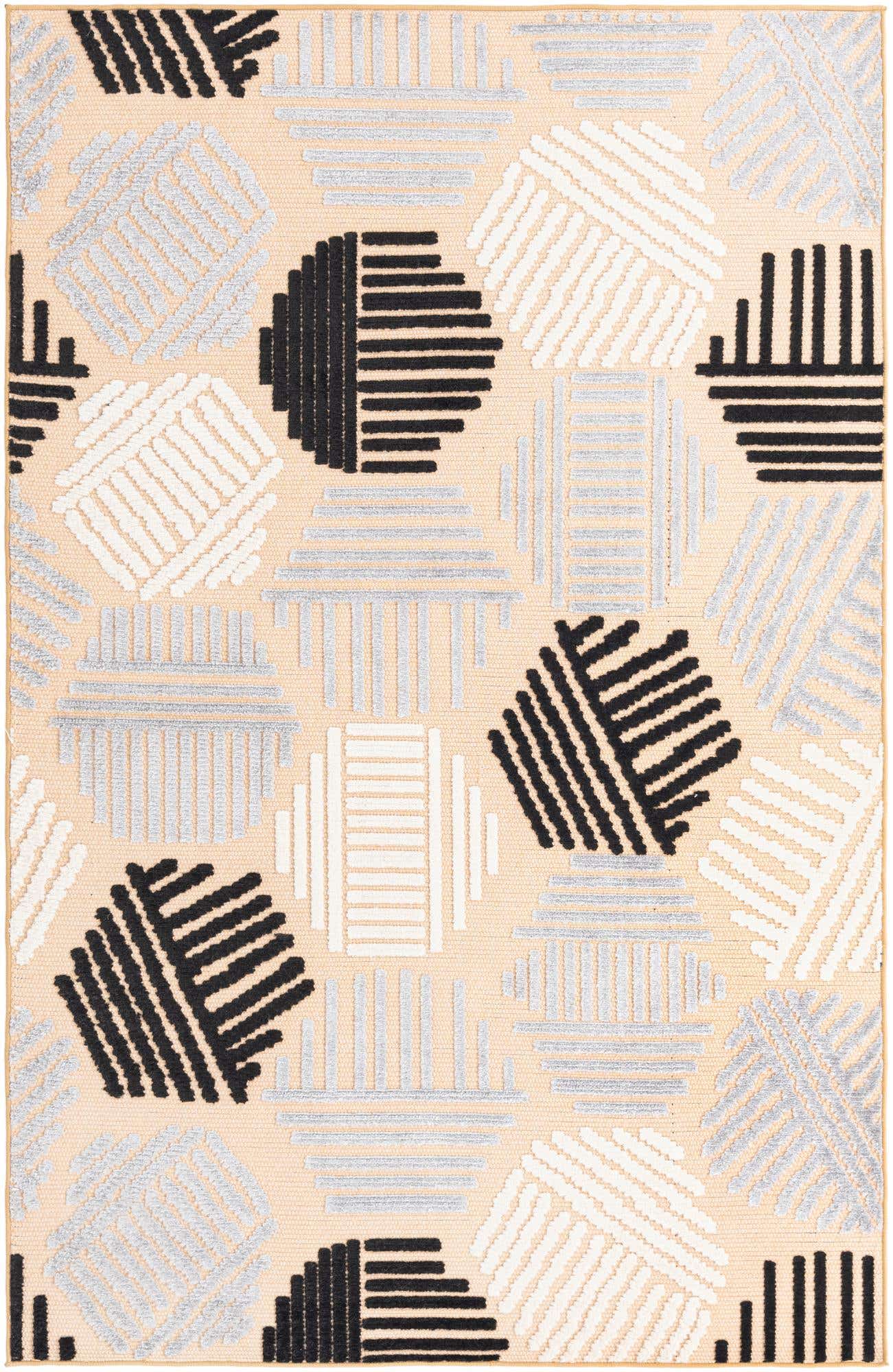 5' 3 x 7' 7 Easy-Clean Indoor / Outdoor Rug