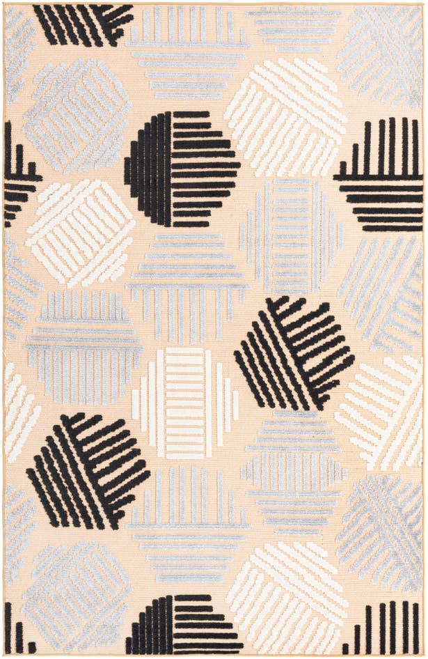 Detail image of 5' 3 x 7' 7 Easy-Clean Indoor / Outdoor Rug
