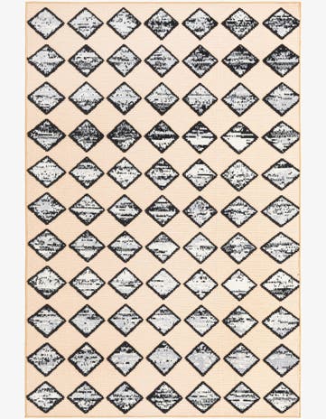 5' 3 x 7' 7 Easy-Clean Indoor / Outdoor Rug