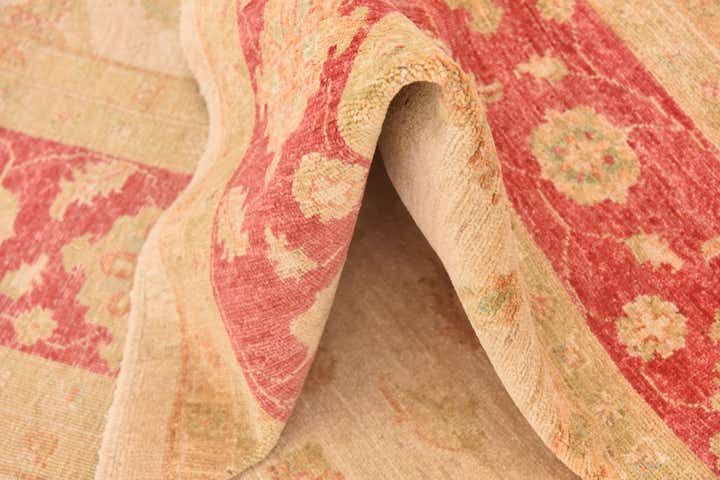 8' 5 x 9' 9 Hand Knotted Peshawar Ziegler Rug