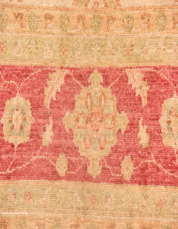 Detail image of 8' 5 x 9' 9 Hand Knotted Peshawar Ziegler Rug