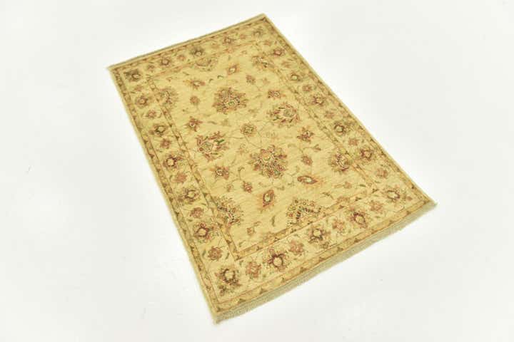 2' 8 x 4' Hand Knotted Peshawar Ziegler Rug