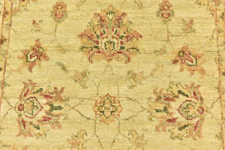 2' 8 x 4' Hand Knotted Peshawar Ziegler Rug
