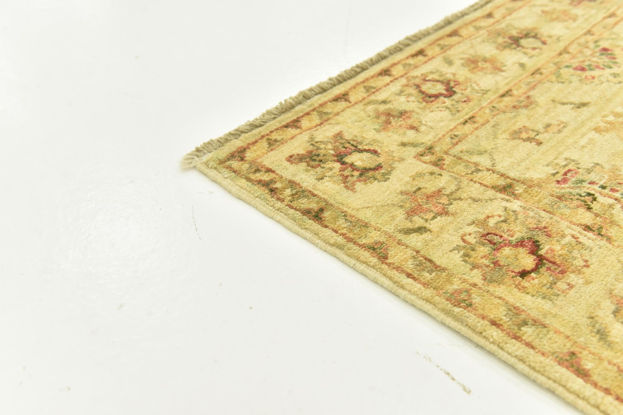 2' 8 x 4' Hand Knotted Peshawar Ziegler Rug