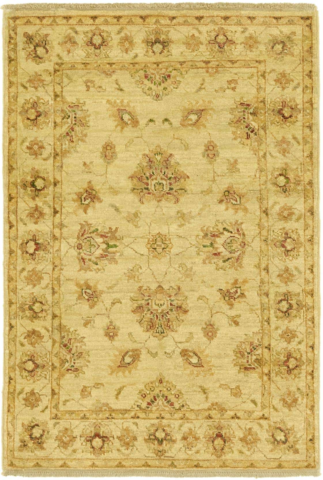 2' 8 x 4' Hand Knotted Peshawar Ziegler Rug