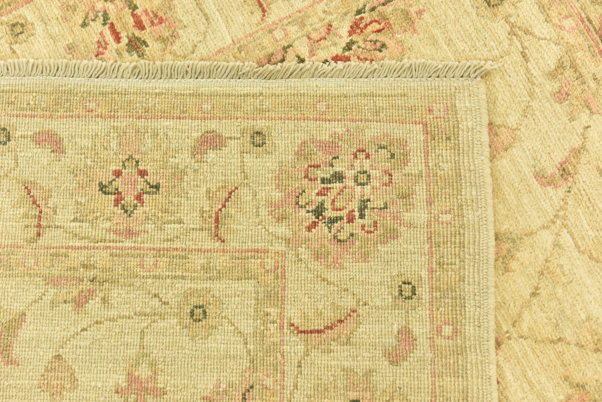 3' 5 x 4' 9 Hand Knotted Peshawar Ziegler Rug