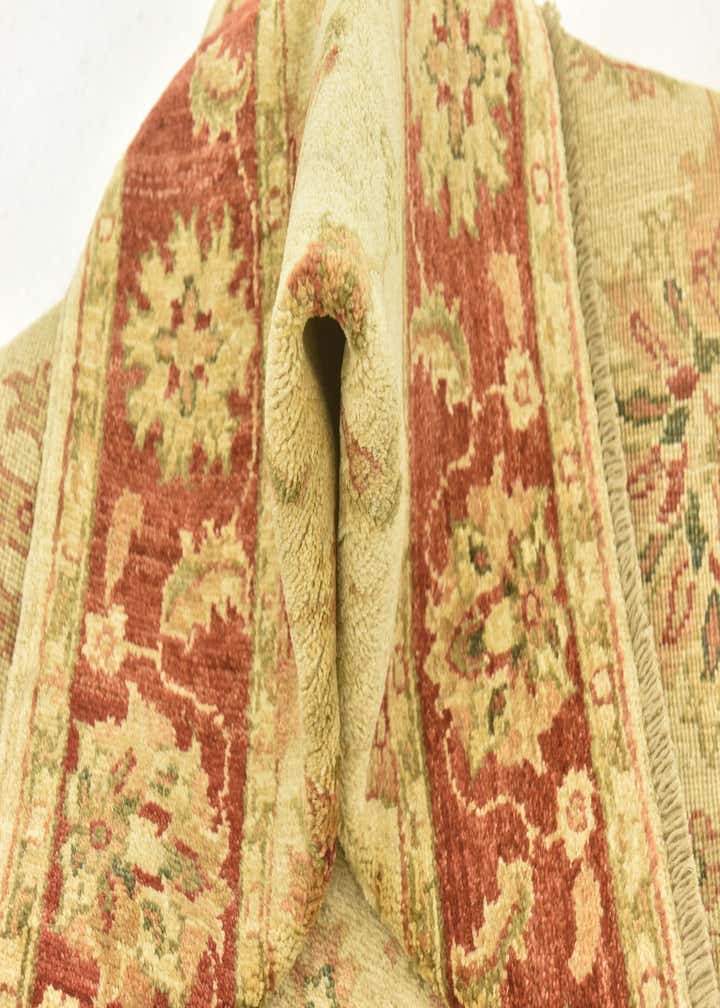 3' 6 x 4' 9 Hand Knotted Peshawar Ziegler Rug