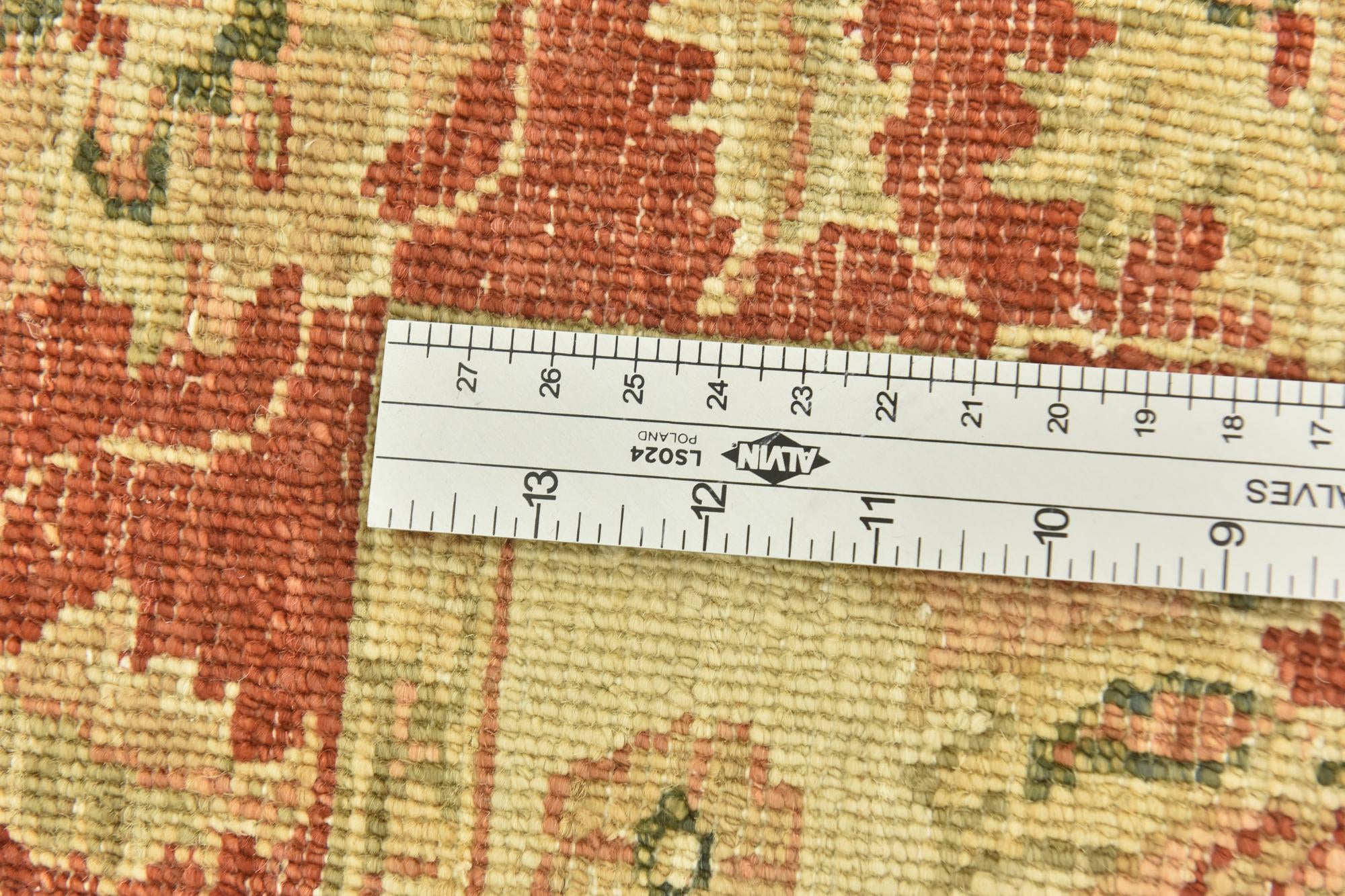 3' 6 x 4' 9 Hand Knotted Peshawar Ziegler Rug