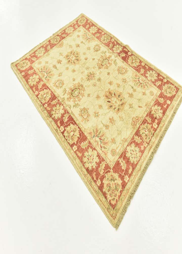 3' 6 x 4' 9 Hand Knotted Peshawar Ziegler Rug