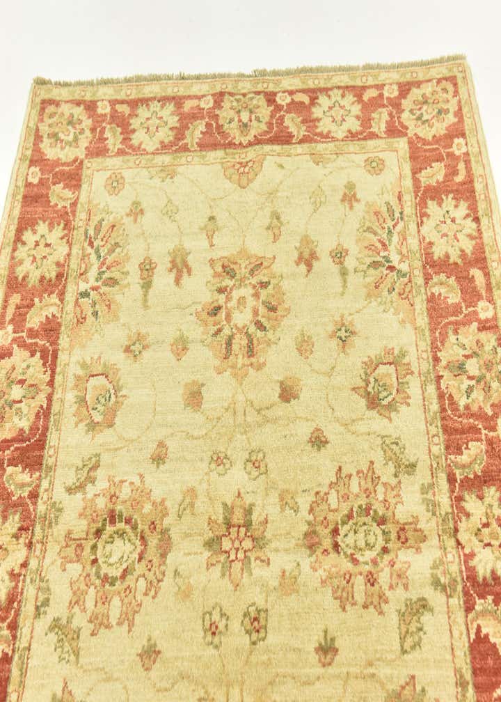 3' 6 x 4' 9 Hand Knotted Peshawar Ziegler Rug