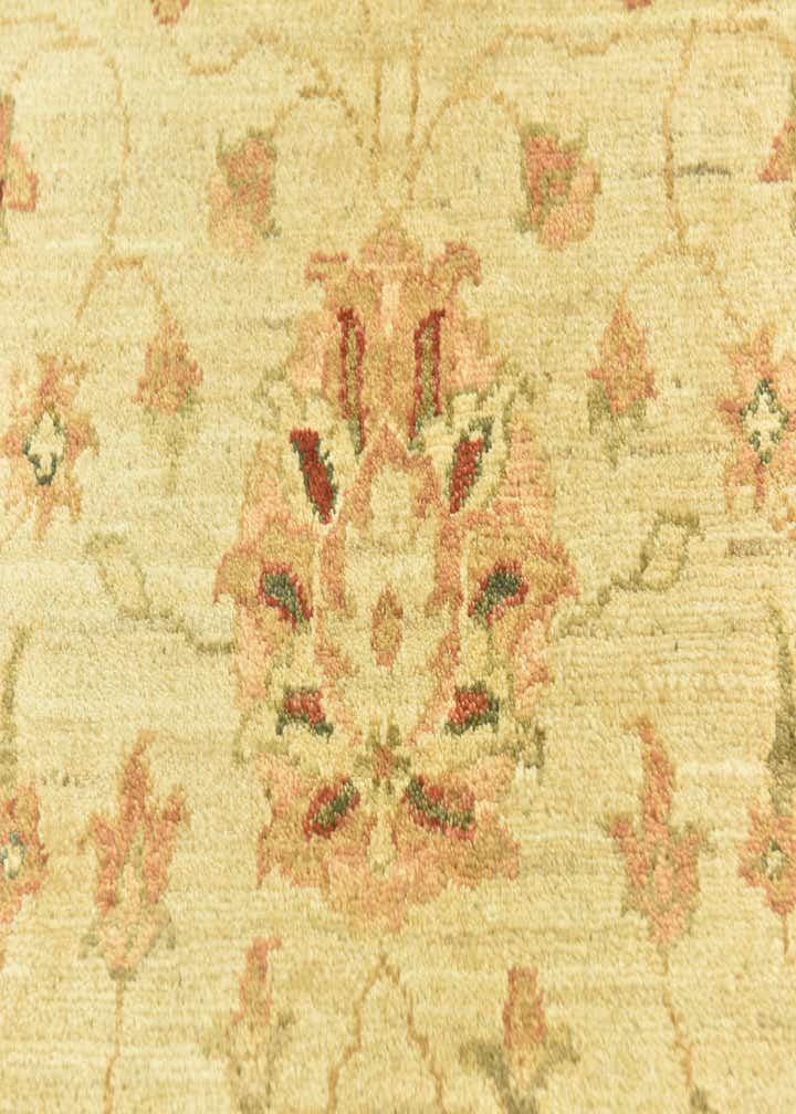 3' 6 x 4' 9 Hand Knotted Peshawar Ziegler Rug