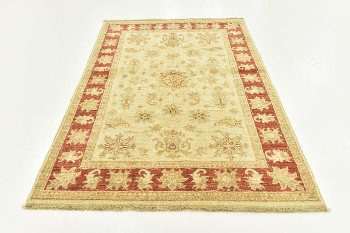 3' 3 x 4' 11 Hand Knotted Peshawar Ziegler Rug