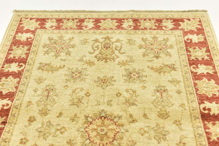 3' 3 x 4' 11 Hand Knotted Peshawar Ziegler Rug