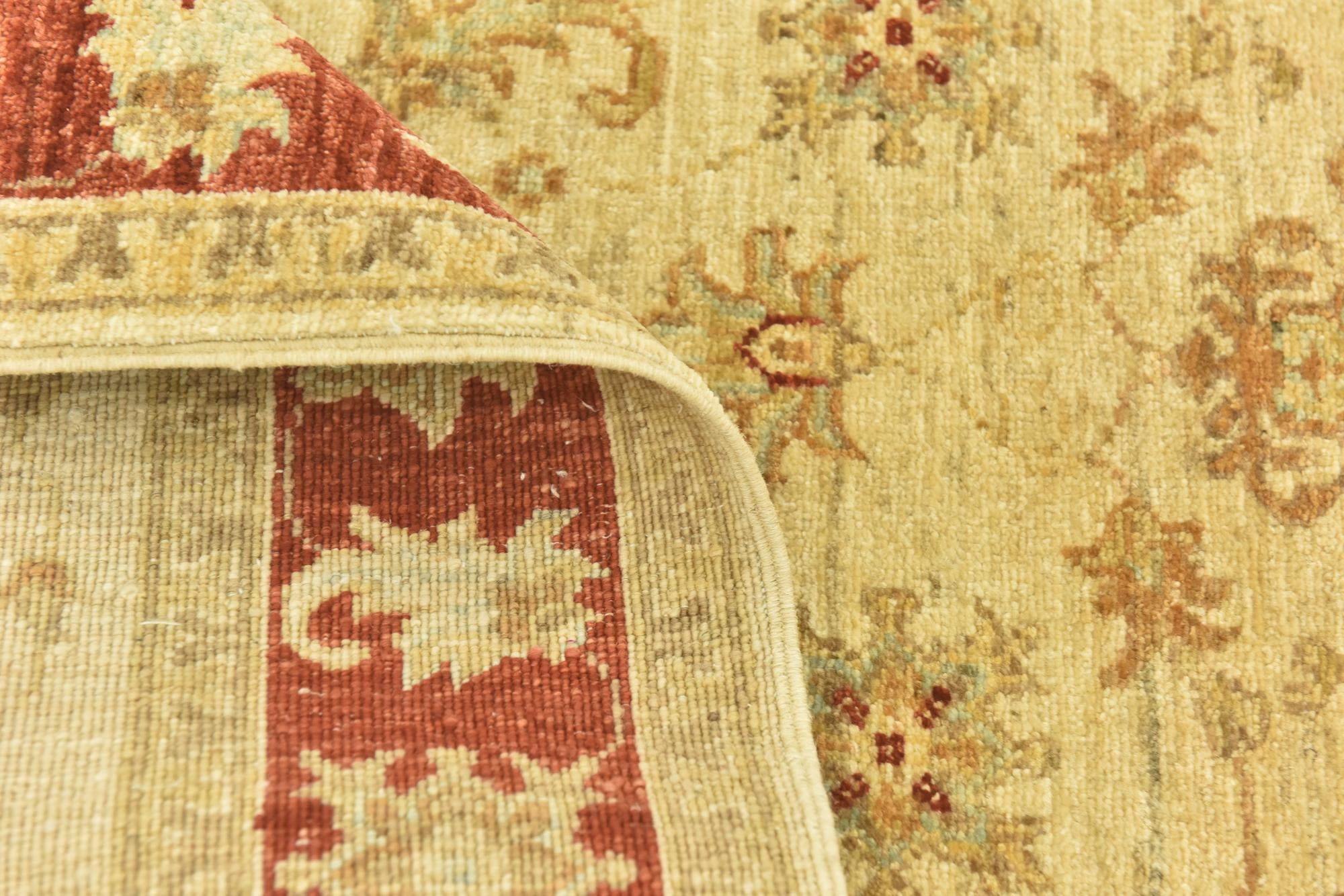 3' 3 x 4' 11 Hand Knotted Peshawar Ziegler Rug
