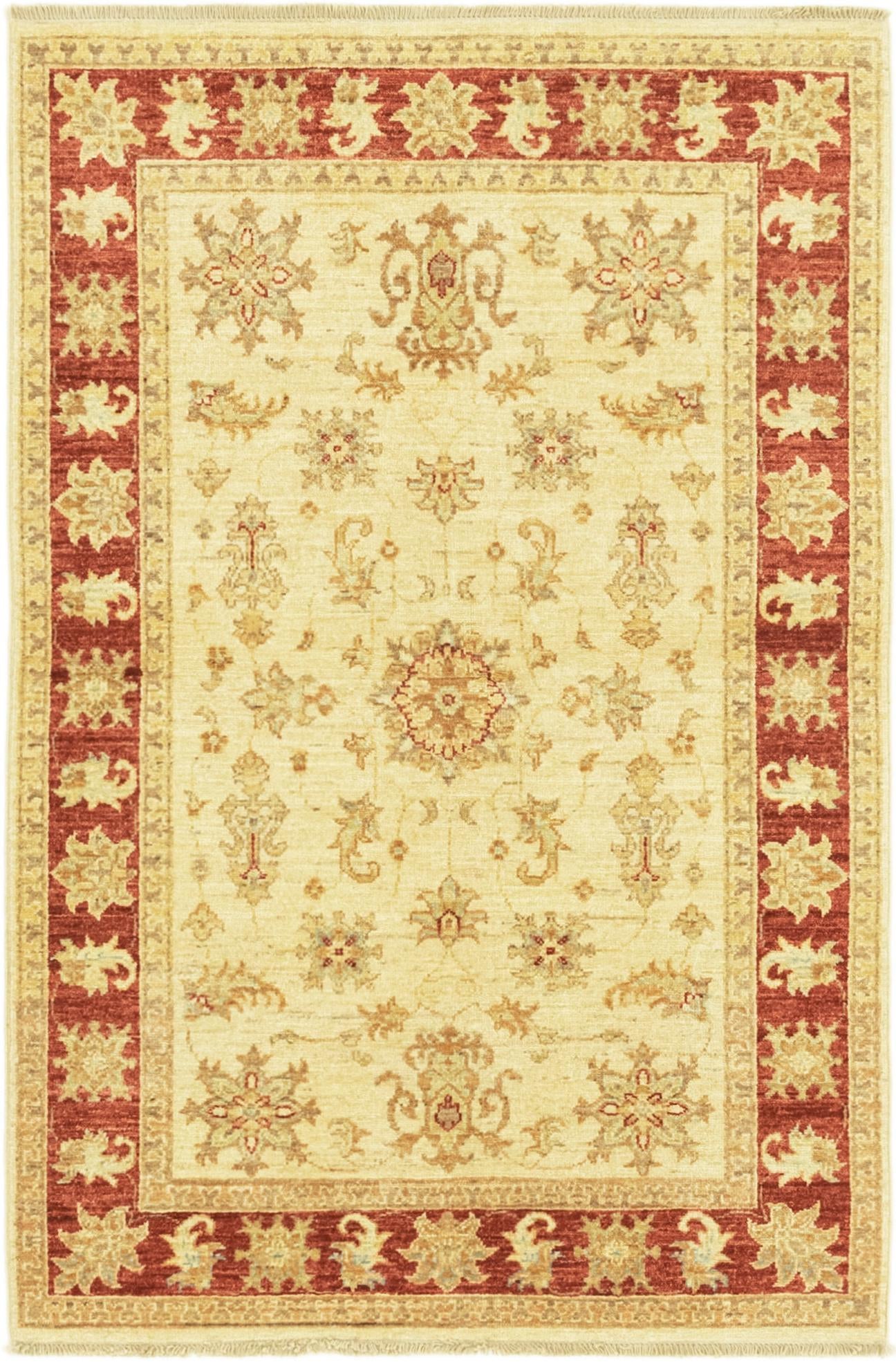 3' 3 x 4' 11 Hand Knotted Peshawar Ziegler Rug