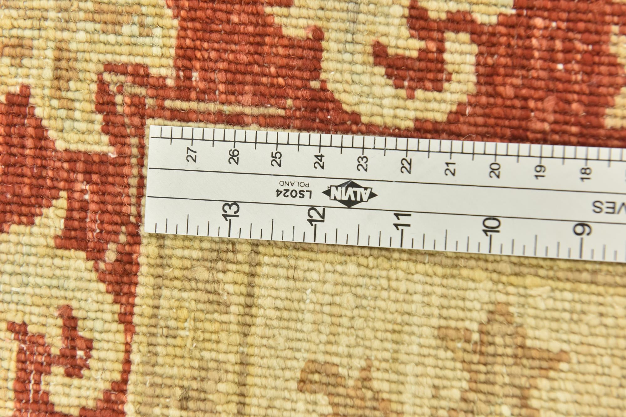 3' 5 x 4' 10 Hand Knotted Peshawar Ziegler Rug