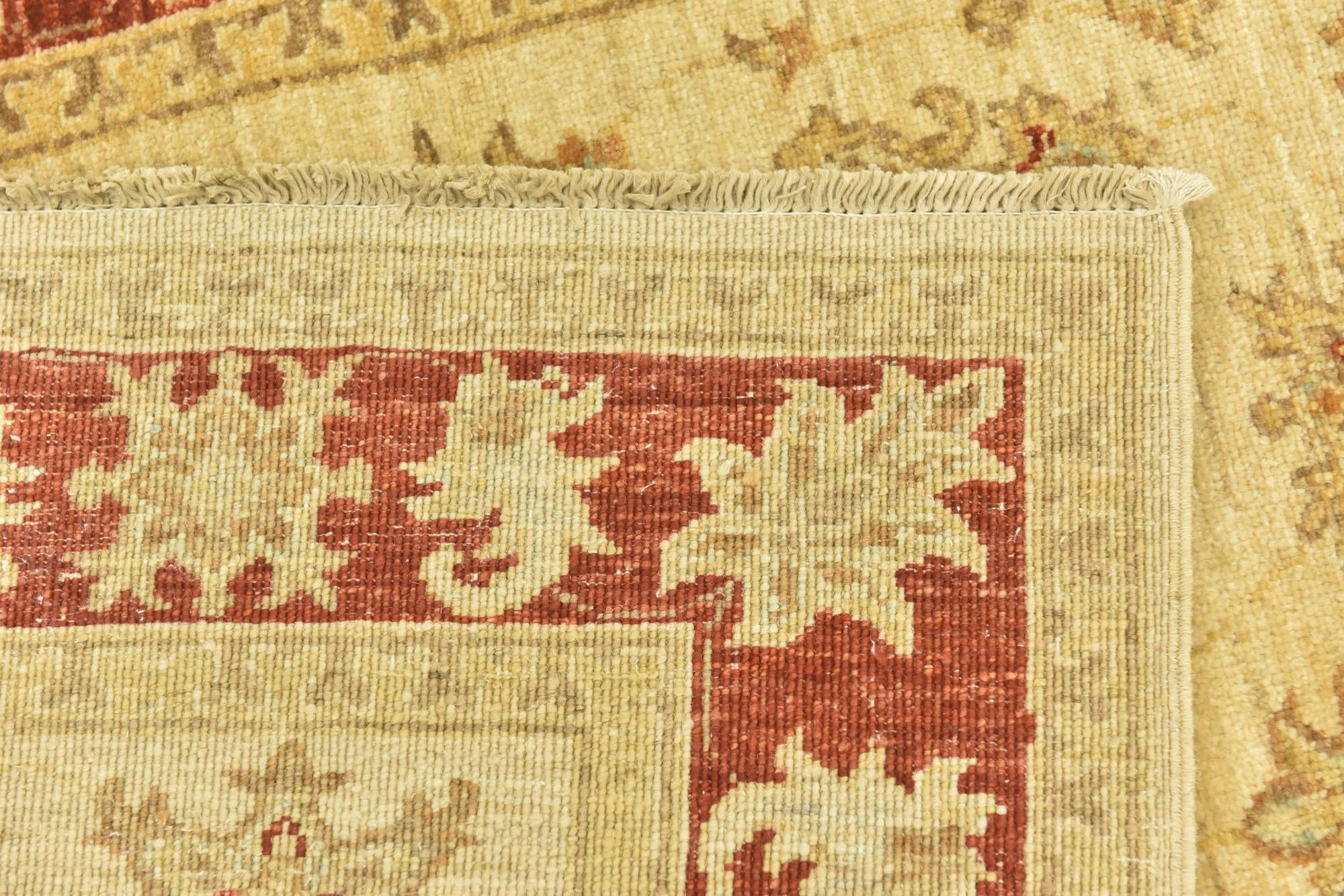 3' 5 x 4' 10 Hand Knotted Peshawar Ziegler Rug