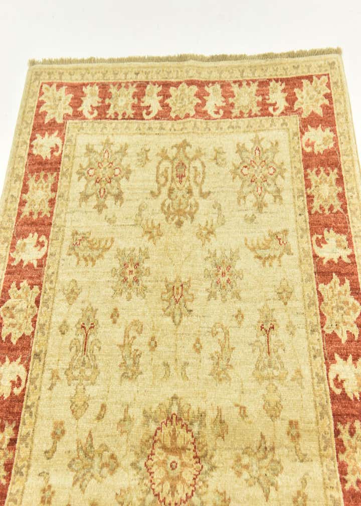 3' 5 x 4' 10 Hand Knotted Peshawar Ziegler Rug