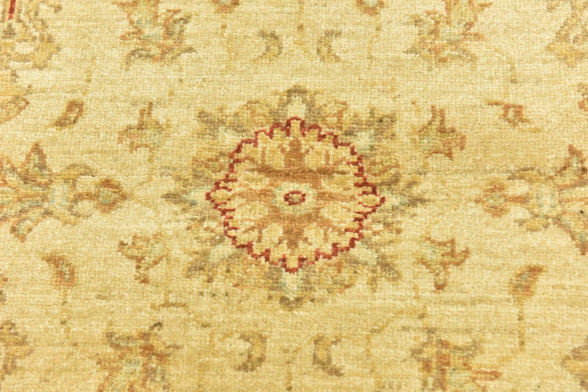 3' 5 x 4' 10 Hand Knotted Peshawar Ziegler Rug