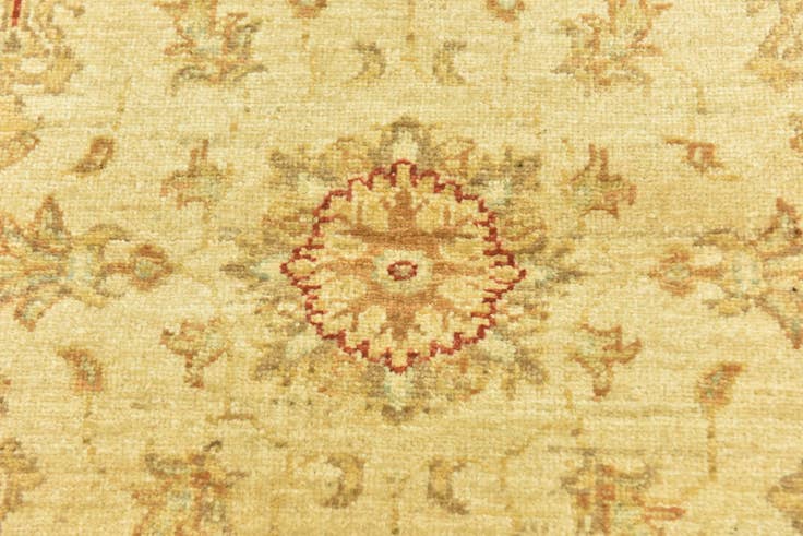 Detail image of 3' 5 x 4' 10 Hand Knotted Peshawar Ziegler Rug