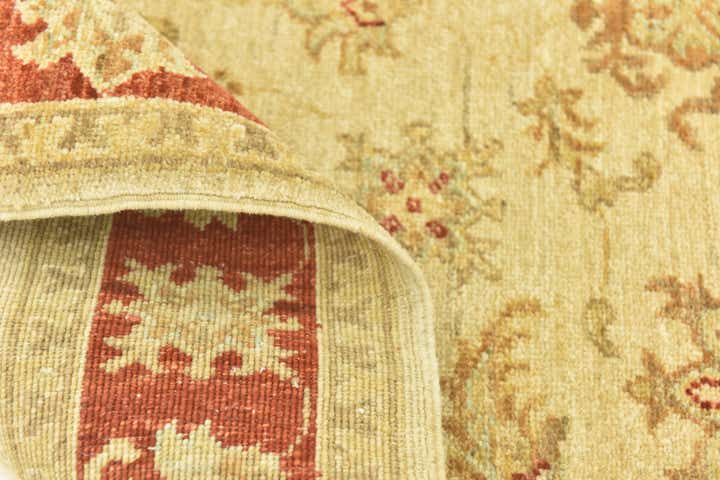3' 5 x 4' 10 Hand Knotted Peshawar Ziegler Rug