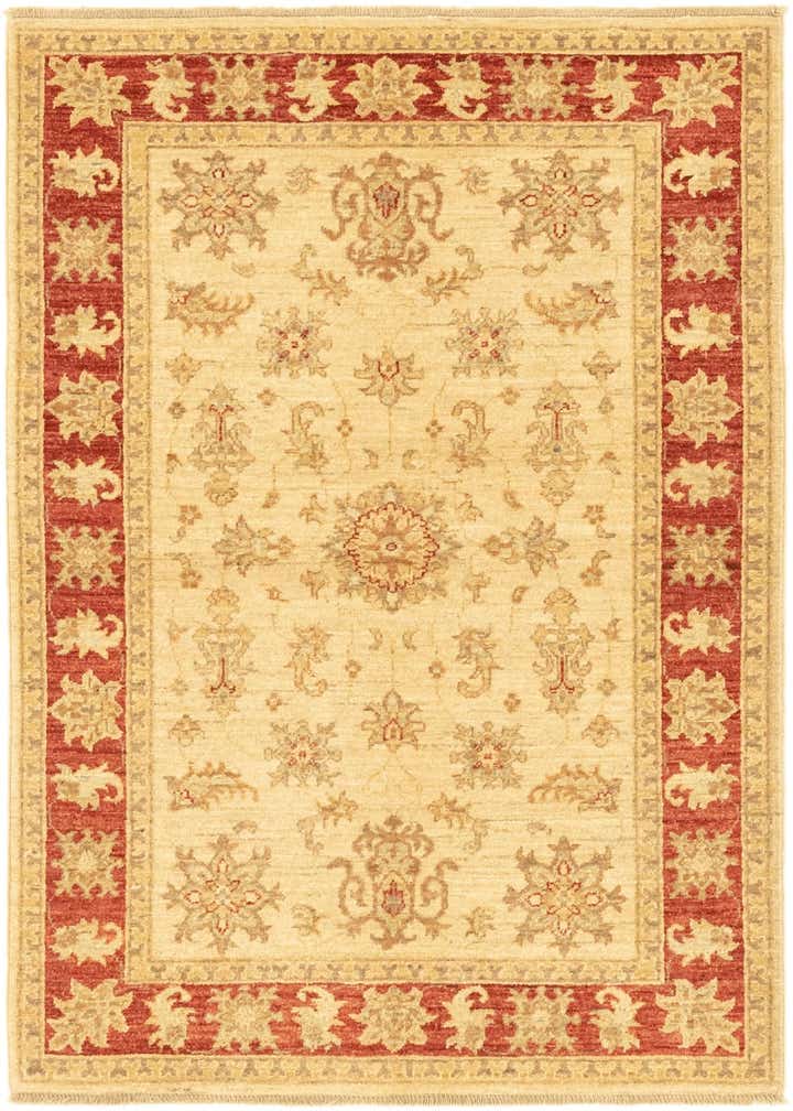 3' 5 x 4' 10 Hand Knotted Peshawar Ziegler Rug