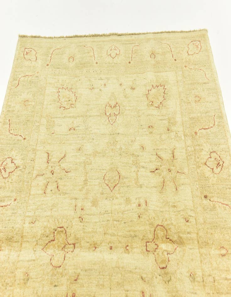 Detail image of 3' 5 x 4' 11 Hand Knotted Peshawar Ziegler Rug