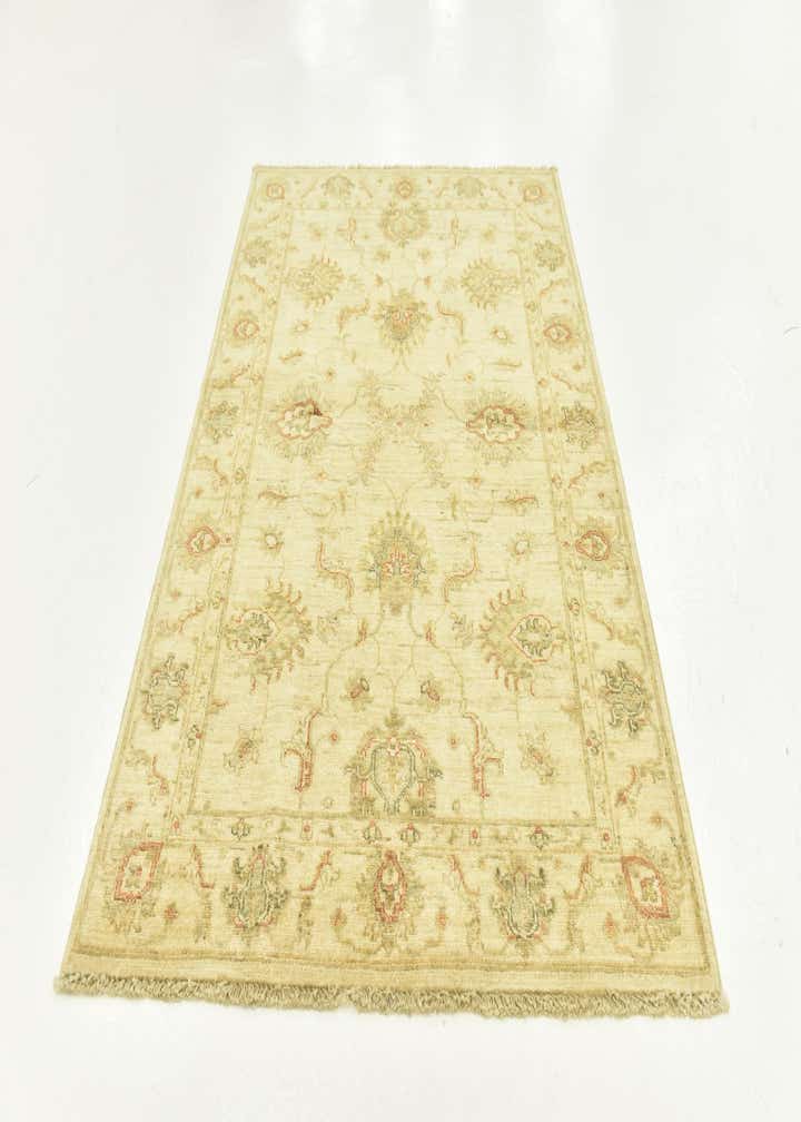 3' 4 x 5' Hand Knotted Peshawar Ziegler Rug