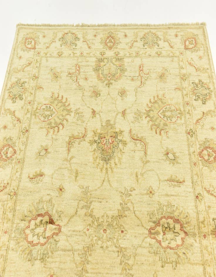 Detail image of 3' 4 x 5' Hand Knotted Peshawar Ziegler Rug