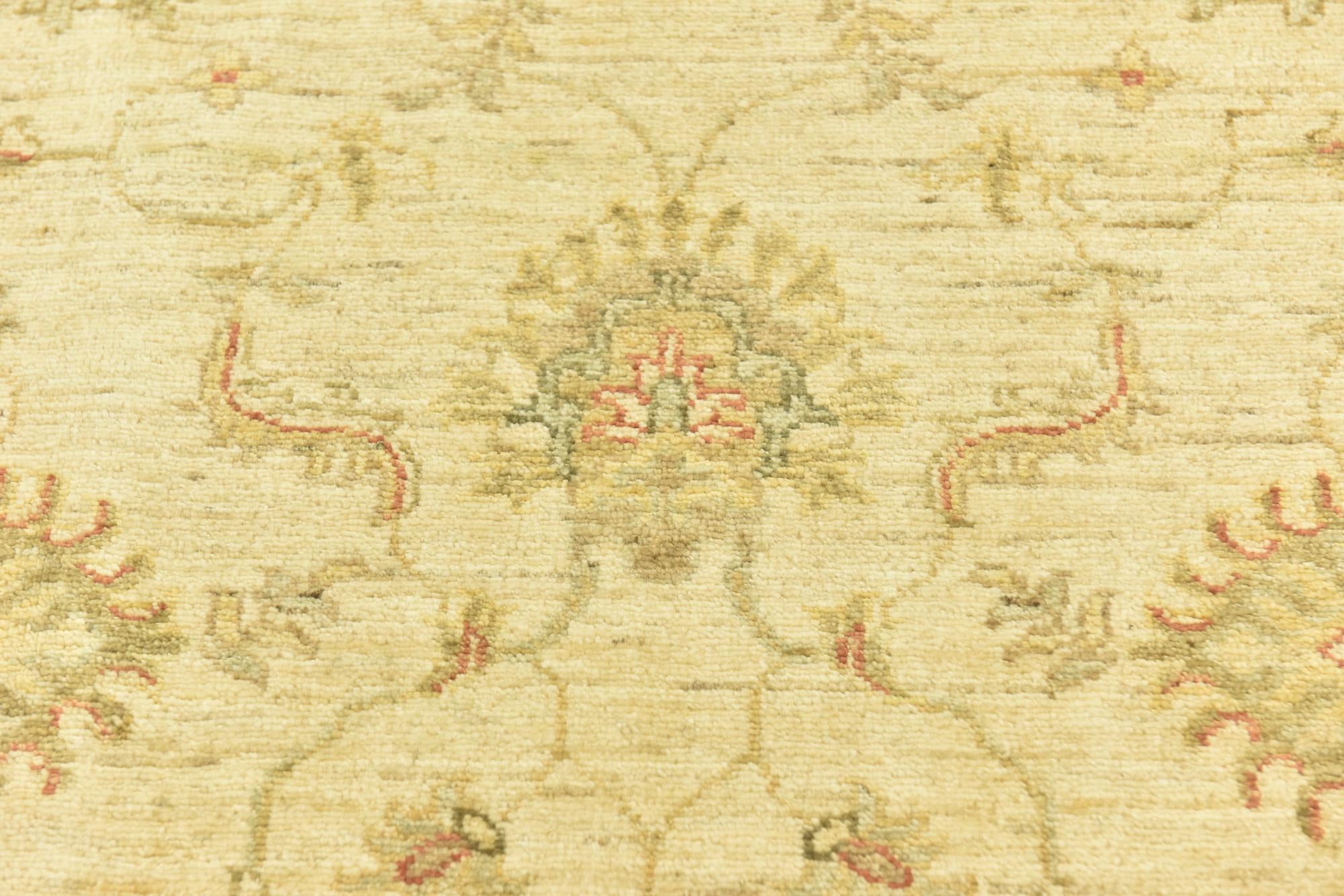 3' 4 x 5' Hand Knotted Peshawar Ziegler Rug
