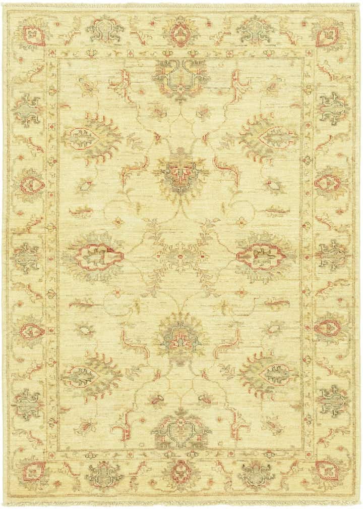 3' 4 x 5' Hand Knotted Peshawar Ziegler Rug