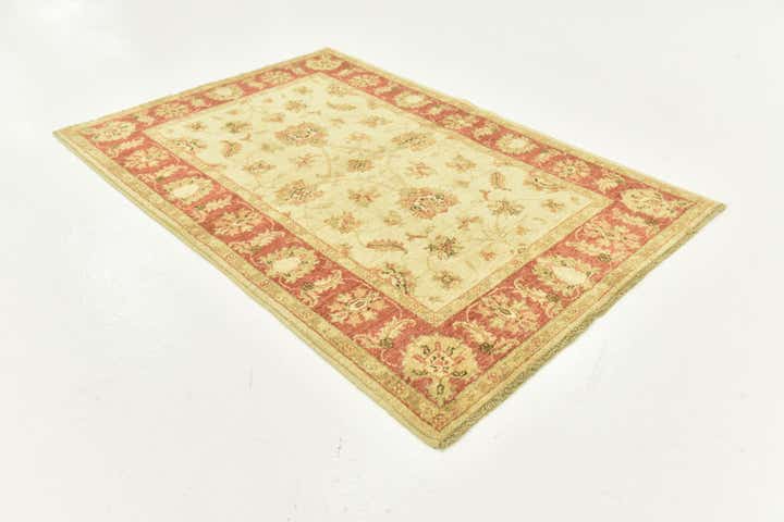 3' 4 x 5' Hand Knotted Peshawar Ziegler Rug