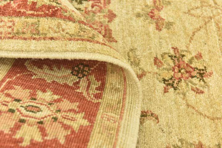 3' 4 x 5' Hand Knotted Peshawar Ziegler Rug